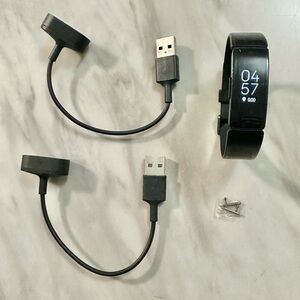 Fitbit Inspire 2 Black with Dual Charging Cables